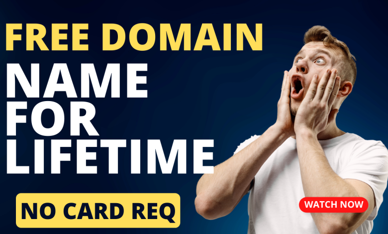 How to get free .com domain name