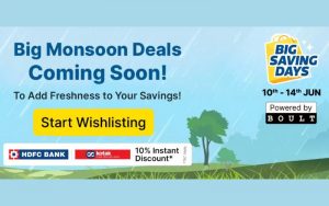 Flipkart Monsoon Sale: Get Ready