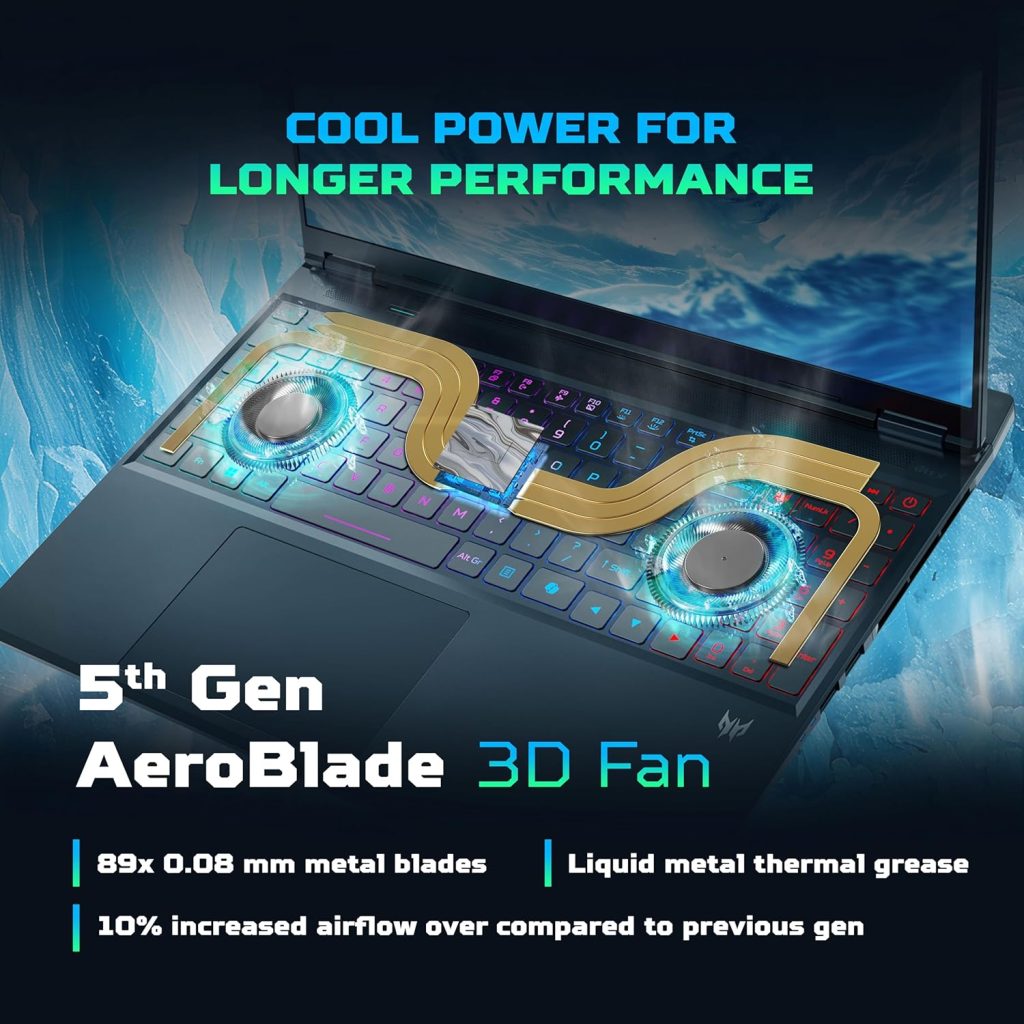 Helios Neo 16S AI - Cooling & Ventilation