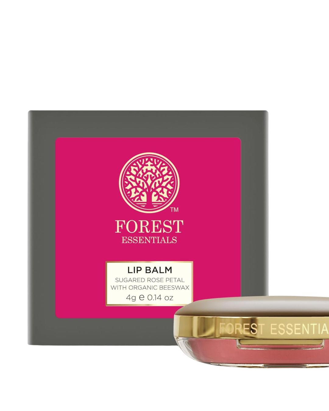 Forest Essentials Luscious Lip Balm – A Rose Petal Kiss for Your Lips! 