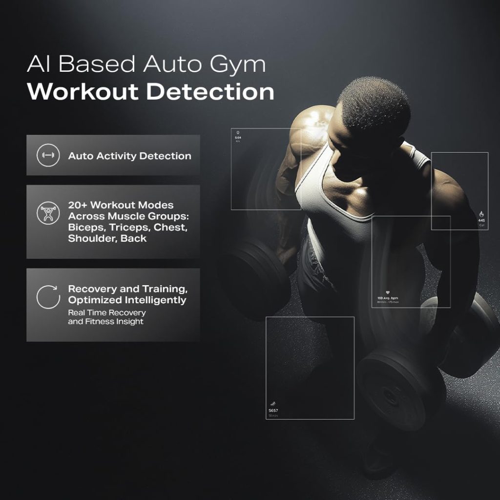 Valour Watch 1 GPS - AI Auto Gym Workout Detection System