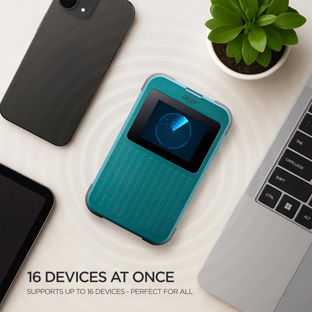 Acer Connect M4 5G Mobile Hotspot - Multi-Connectivity
