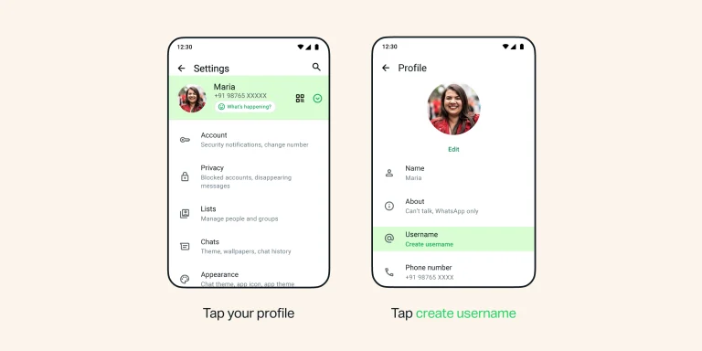 WhatsApp Unique Username Update