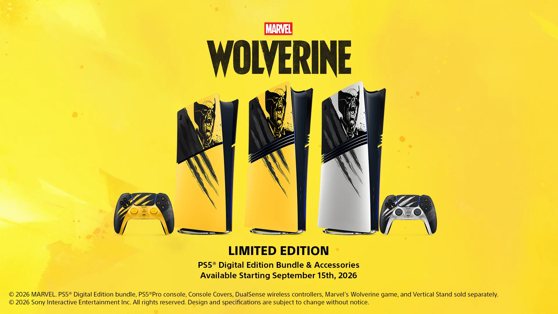 Marvel Wolverine Limited Edition PS5 Console First Look Design Specs Price And Release Date