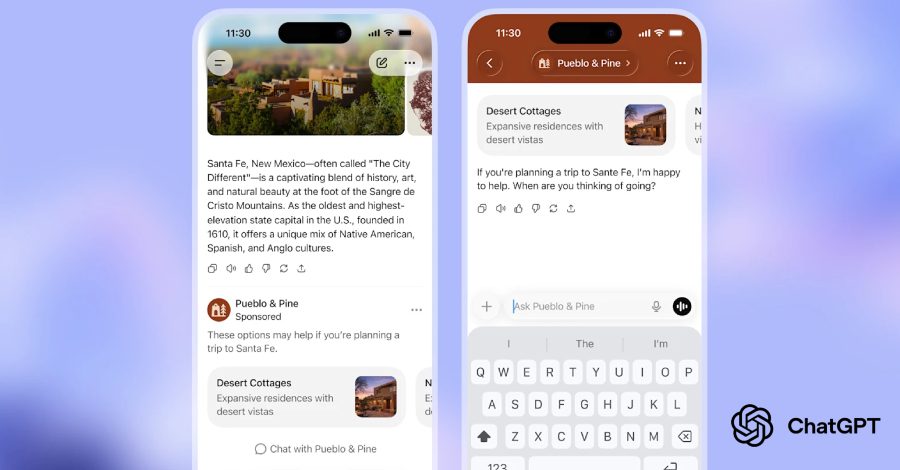 OpenAI Introduces Ads for ChatGPT Free and Go Users in the United States