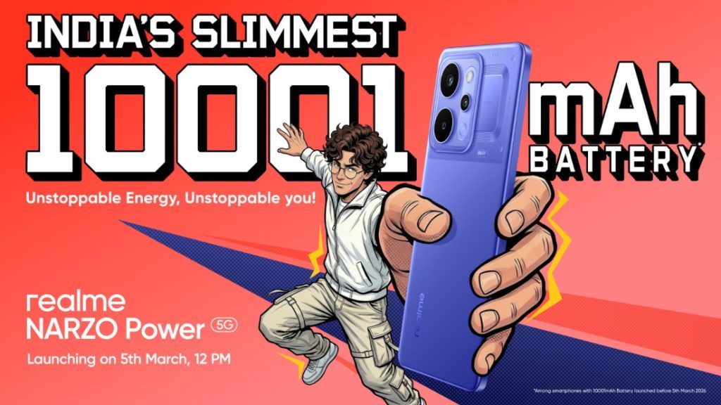 Realme Narzo Power 5G India Launch The Ultimate 10001mAh Battery Beast