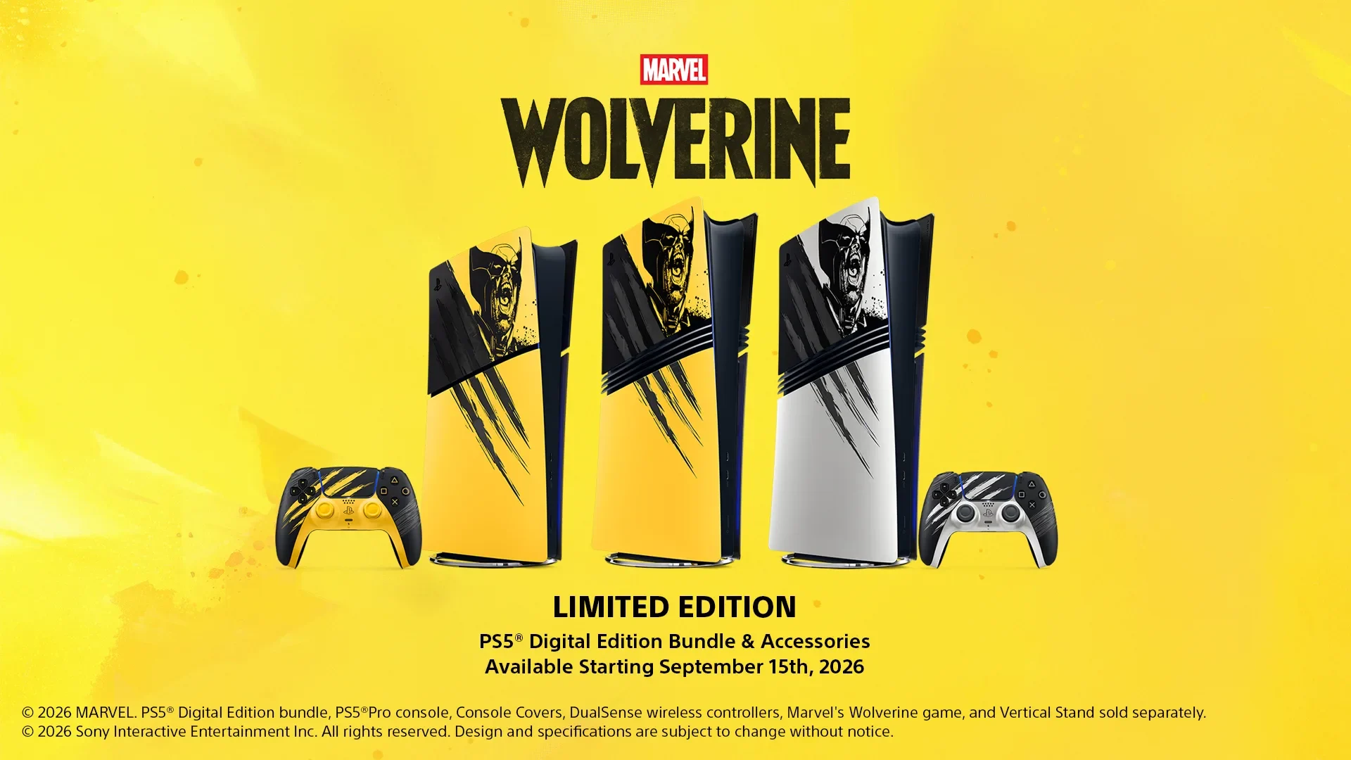 Marvel Wolverine Limited Edition PS5 Console First Look Design Specs Price And Release Date