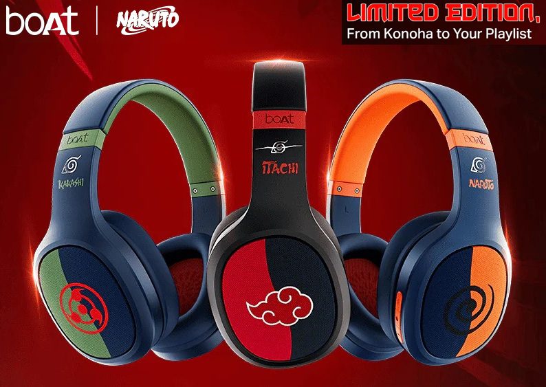 BoAt Rockerz 460 Naruto Edition: Where Audio Meets Anime Awesomeness